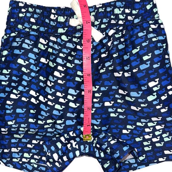 Vineyard Vines Target Boys Blue Whale Print Swim Trunks Size 2T - Picture 10 of 11
